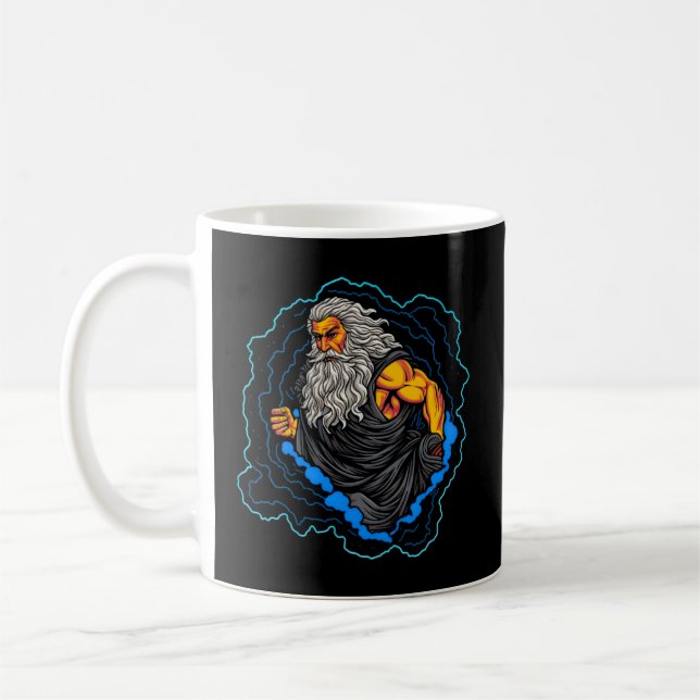Mug Dieu Zeus Père D'Ares Et Athéna (Gauche)
