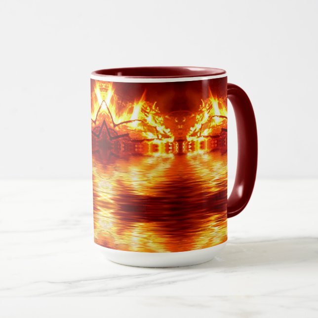 Mug Dieux du feu miroir (Devant droit)