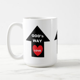 Mug Dieux Love Arrow Coeur