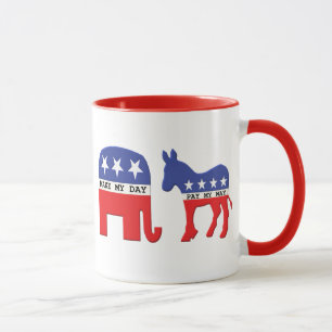 Mug Différence entre les républicains et les Démocrate