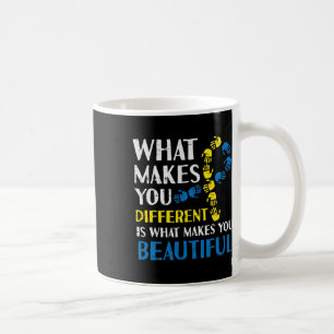 Mug Différent vous rend beau Syndrome de Down sensibil