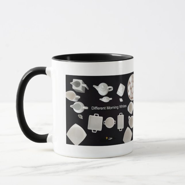 MUG DIFFÉRENTS BLANCS DU MATIN BOURG (Gauche)