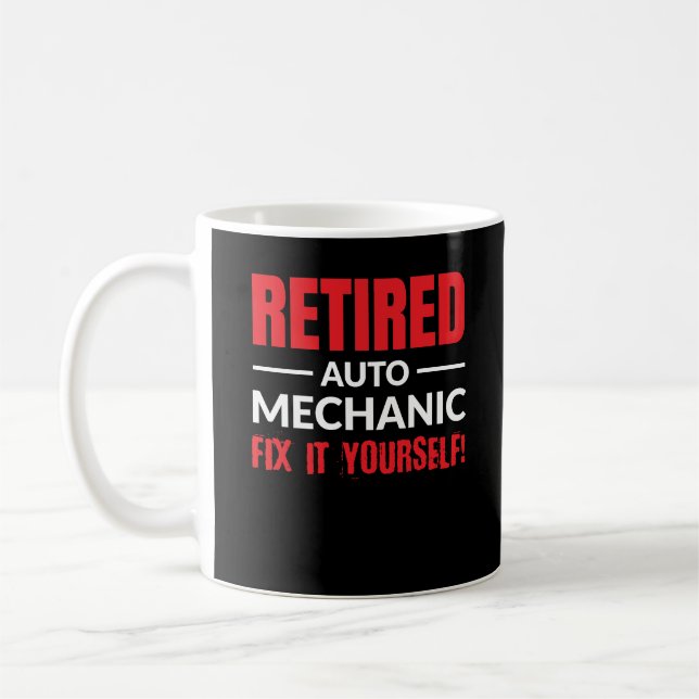 Mug Difficulté retirée de mécanicien automobile il (Gauche)