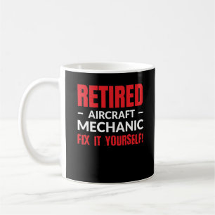 Mug Difficulté retirée de mécanicien d'aviation il