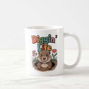 Mug Diggin Life Funny Gopher