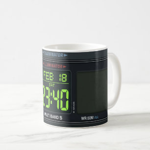 Mug Digital Watch Face Design