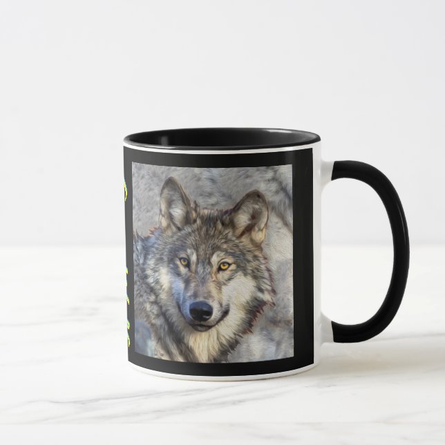 Mug Dignité de loup gris (Droite)