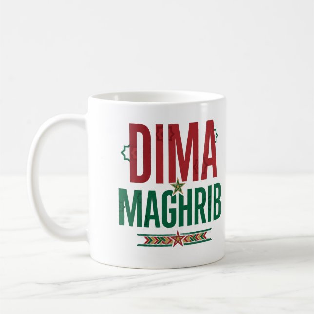 Mug DIMA MAGHRIB Casquette | Fierté marocaine (Gauche)