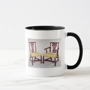 Mug Dinant des chaises, avec les dos entrelacés de