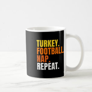 Mug Dinde de football Nuit Répéter Citrouille Joyeux T