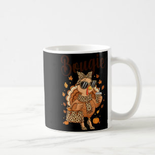 Mug Dinde de Thanksgiving Bougie Drôle Boujee Femmes F