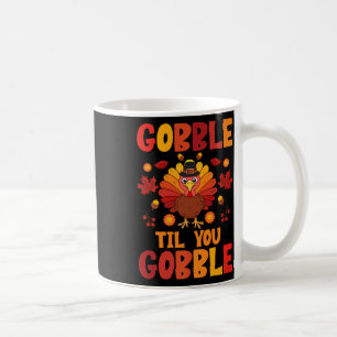 Mug Dinde de Thanksgiving Garçons Gobble Jusqu'à ce qu