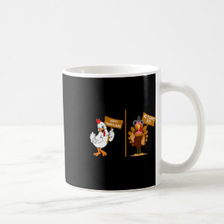 Mug Dinde de Thanksgiving Non merci Halloween Grincheu