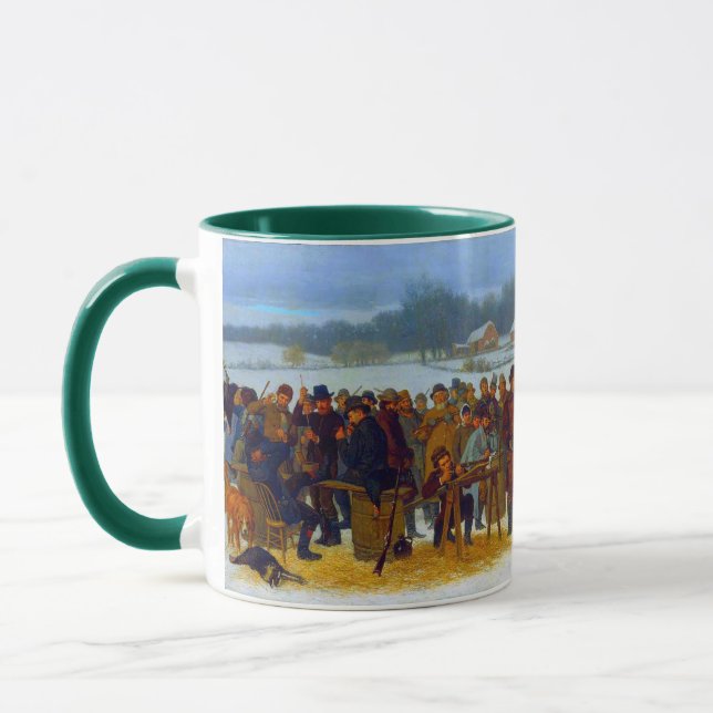 Mug Dinde de Thanksgiving Shoot John Ehninger 1879 (Gauche)