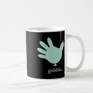 Mug Dinde drôle de gant de gobble infirmière médicale 