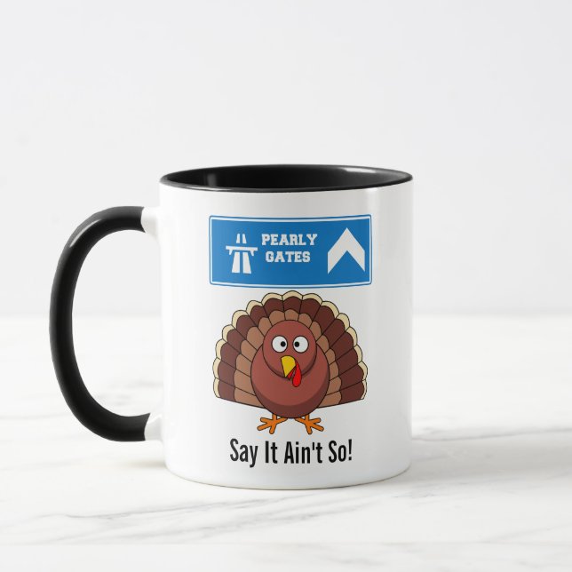 Mug Dinde en route pour les portes de perle (Gauche)