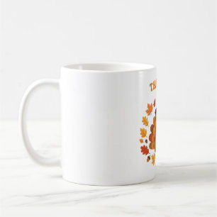 Mug Dinde reconnaissante d'automne Art de Thanksgiving