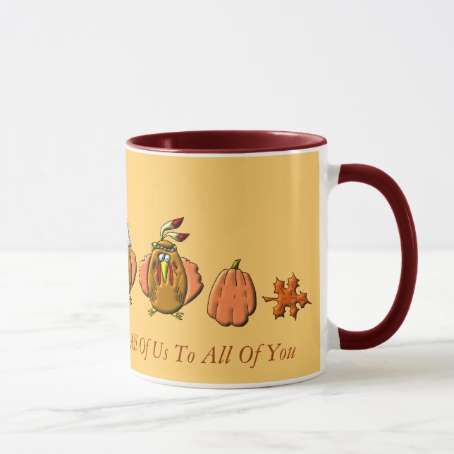 Mug Dindes de bon thanksgiving (Droite)