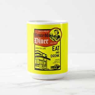 Mug Diner américain des années 1950