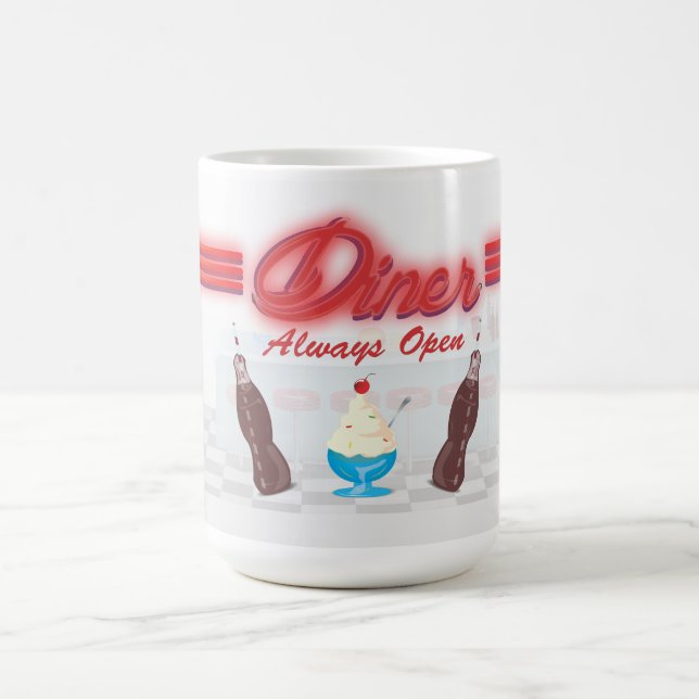 Mug Dîner Américain Vintage (Centre)