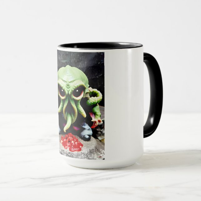 Mug Dîner avec Cthulhu (Devant droit)
