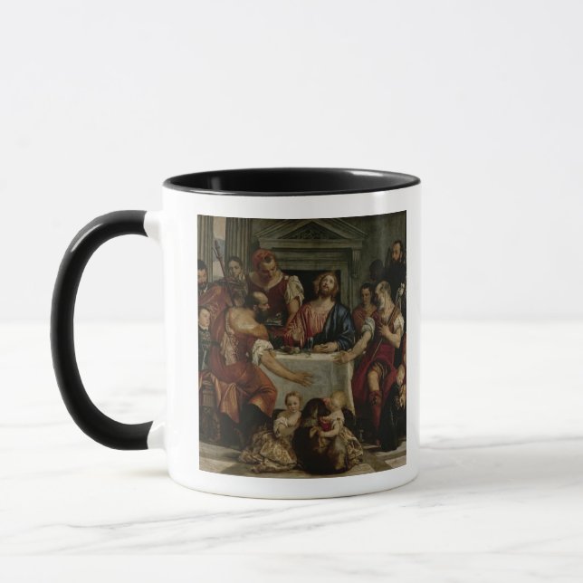 Mug Dîner chez Emmaus (huile sur la toile) (Gauche)
