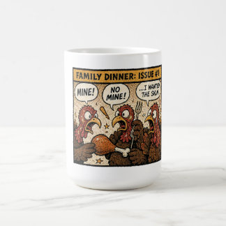 Mug Dîner de famille : Numéro #1 Dinde de Thanksgiving