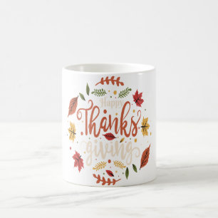 Mug Dîner de Thanksgiving Fête de famille Vacances cad