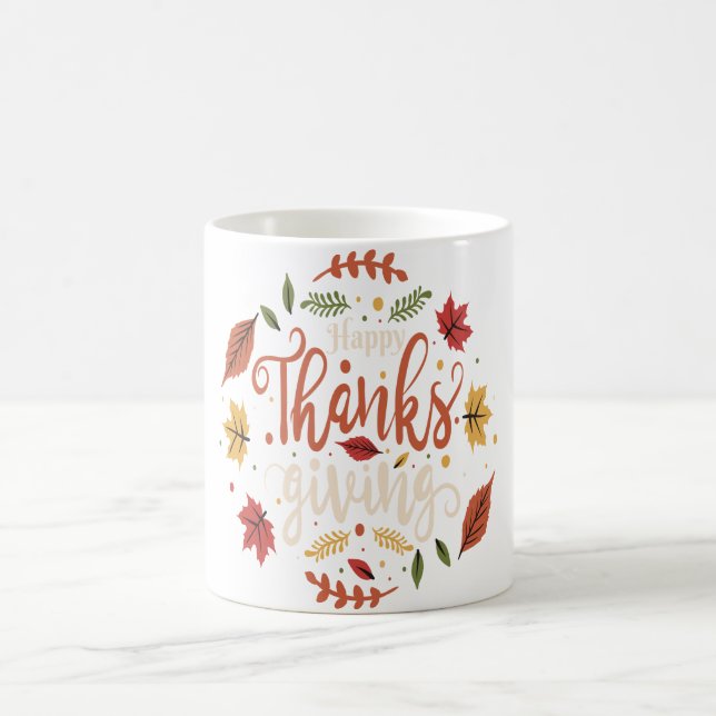 Mug Dîner de Thanksgiving Fête en famille Cadeaux de v (Centre)