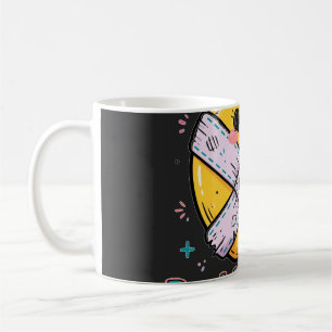 Mug d'infirmière scolaire Bandages et Câlins