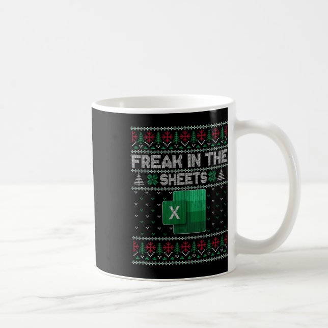 Mug Dingue d'Excel dans les feuilles de calcul Pull de (Droite)