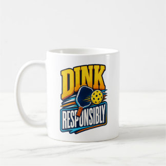 Mug Dink de manière responsable Retro Pickleball Sport