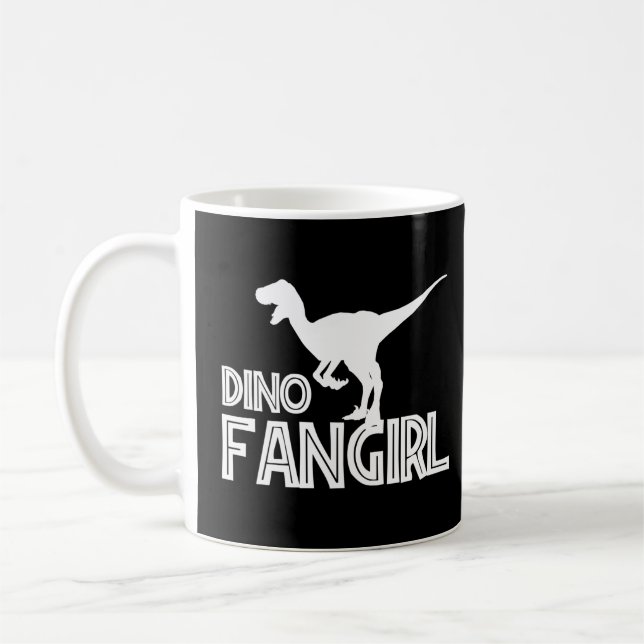 Mug Dino Fangirl - Dinosaur Lover (Gauche)