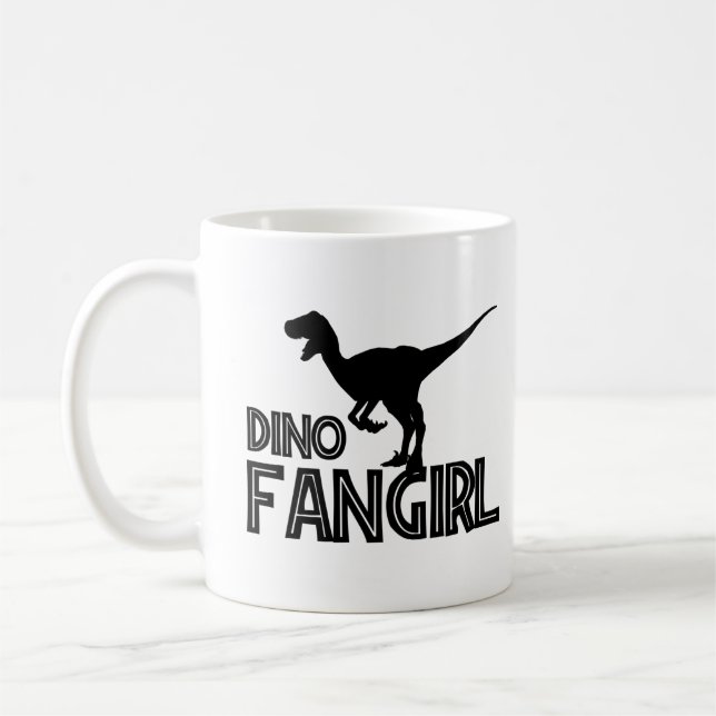 Mug Dino Fangirl - Dinosaur Lover (Gauche)