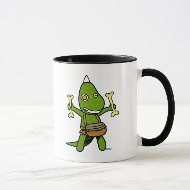 Mug Dino fou (Droite)