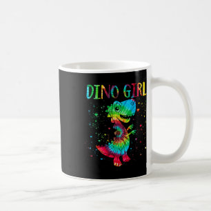 Mug Dino Girl Dinosaur Lover Tie Dye Cute T-rex Hallow