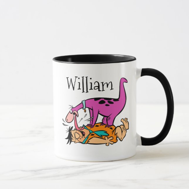 Mug Dino Licking Fred Flintstone (Droite)