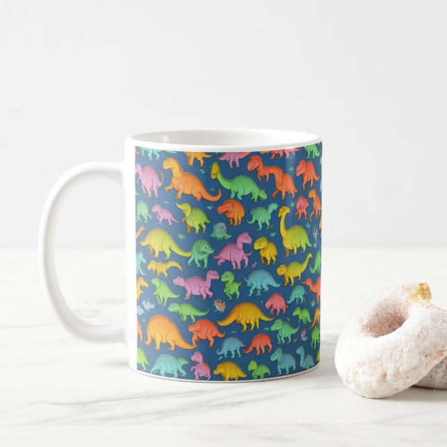 Mug Dino mal-formes (Avec donut)