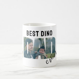Mug Dino Meilleur Papa du Monde Photo Personnalisée