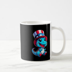 Mug Dinosaur Joyeux 4 juillet Fête de l'Indépendance H