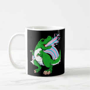 Mug Dinosaur transgenre LGBT Q Cool T Rex Trans