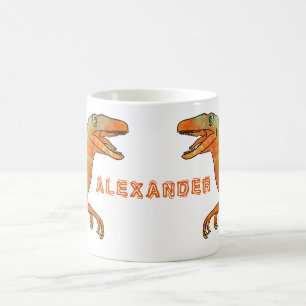 Mug Dinosaur velociraptor Personnalisé