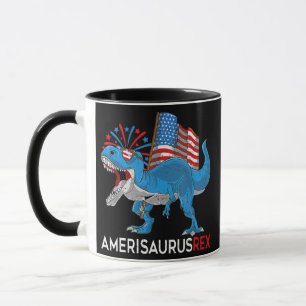 Mug Dinosaure 4 juillet Enfants Garçons Hommes Amerisa