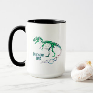 Mug Dinosaure ADN Squelette - Code génétique préhistor