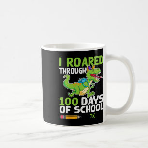 Mug Dinosaure Amusant J'Ai Parcouru 100 Jours D'École