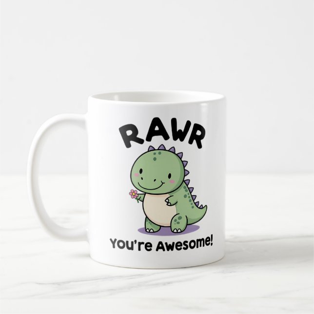 Mug Dinosaure Bébé mignon (Gauche)