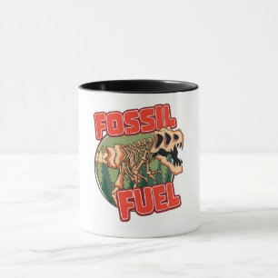Mug Dinosaure "Carburant fossile"