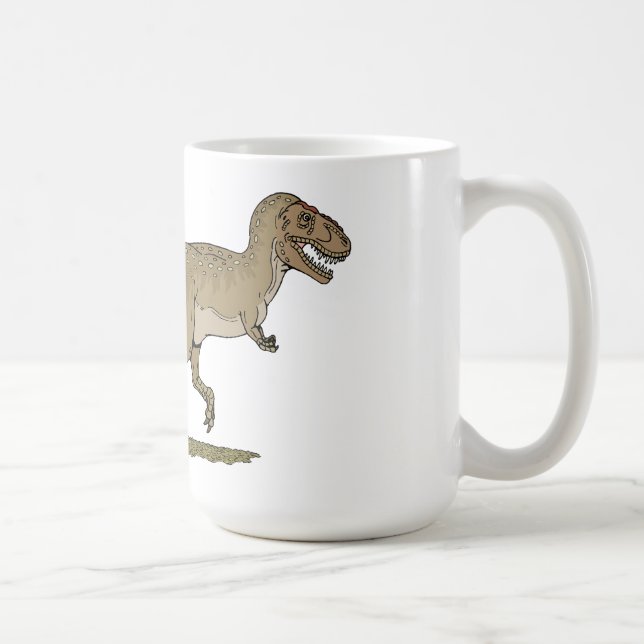 Mug Dinosaure crétacé Tyrannosaurus rex (Droite)