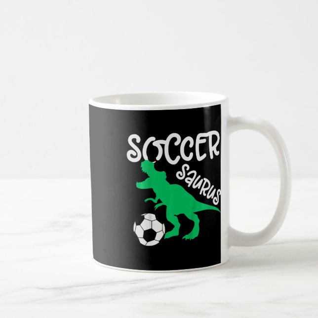 Mug Dinosaure de football pour tout-petits pour garçon (Droite)