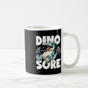Mug Dinosaure de gym drôle d'haltérophilie Gym Dino